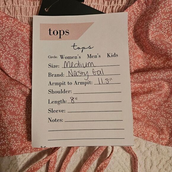 NWT Nasty Gal Floral Ruched Crop Top. Pink Med - Picture 11 of 15